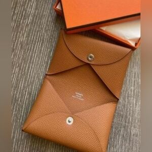 Hermes Calvi card case